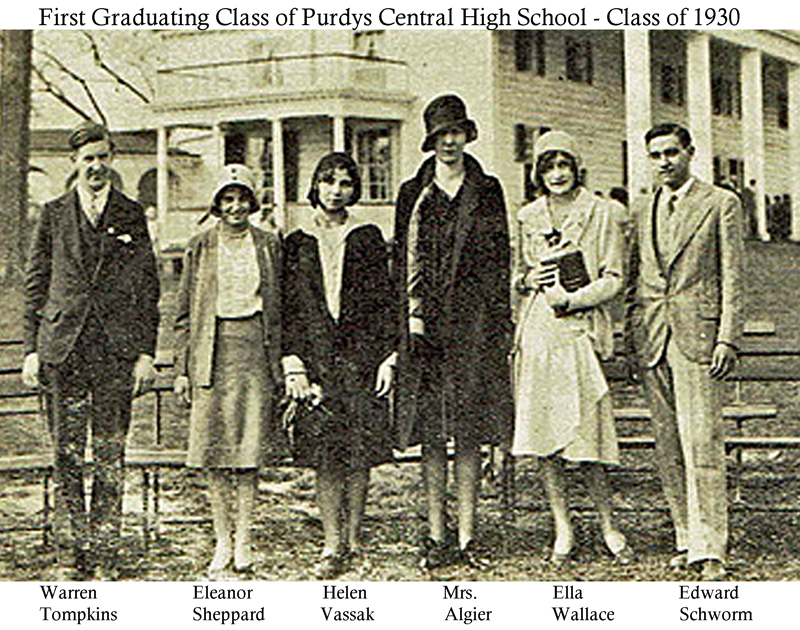 Purdys Central High School - Class of 1930