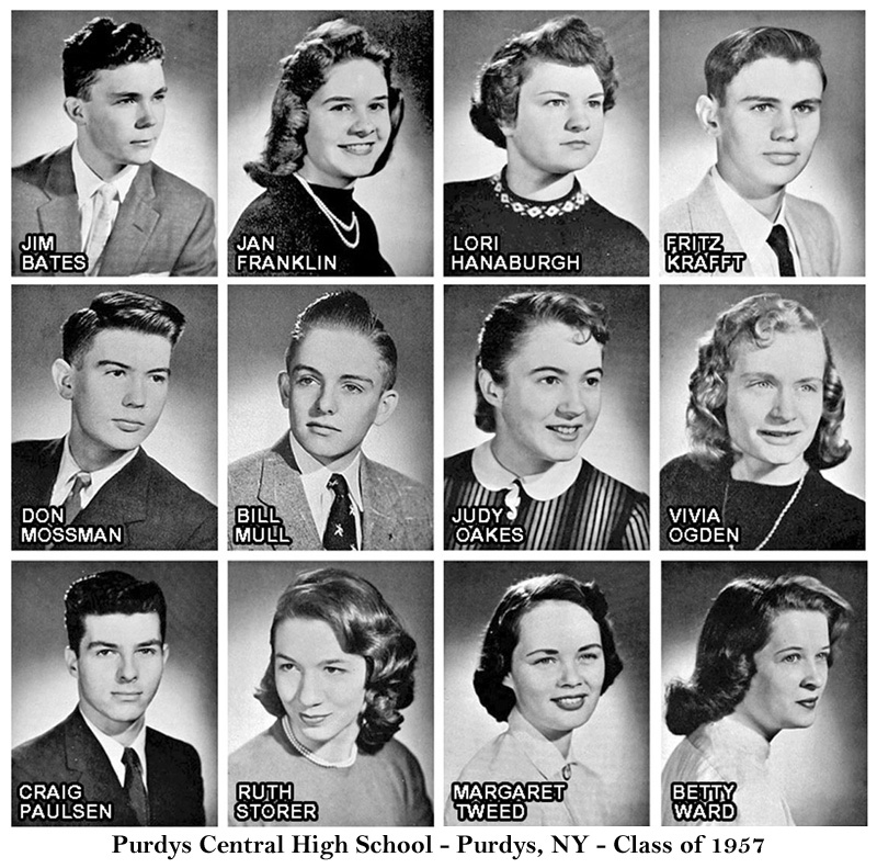Purdys Central High School - Class of 1957
