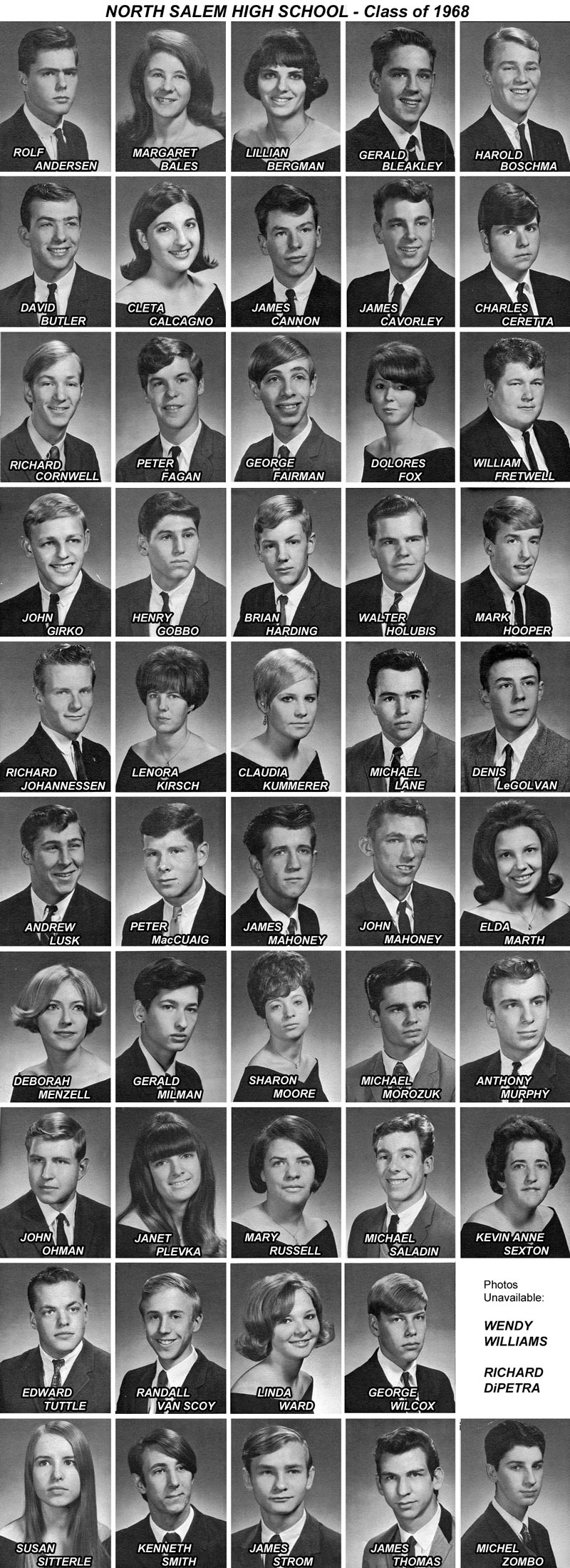 North Salem High School - Class of 1968