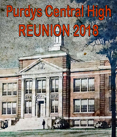 Purdys Central High 2018 Reunion logo